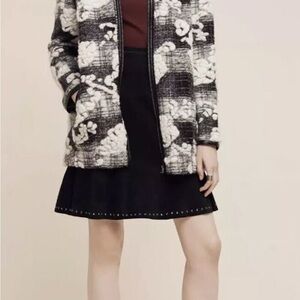 Hei Hei x Anthropologie grey clouds cloudscape jacket